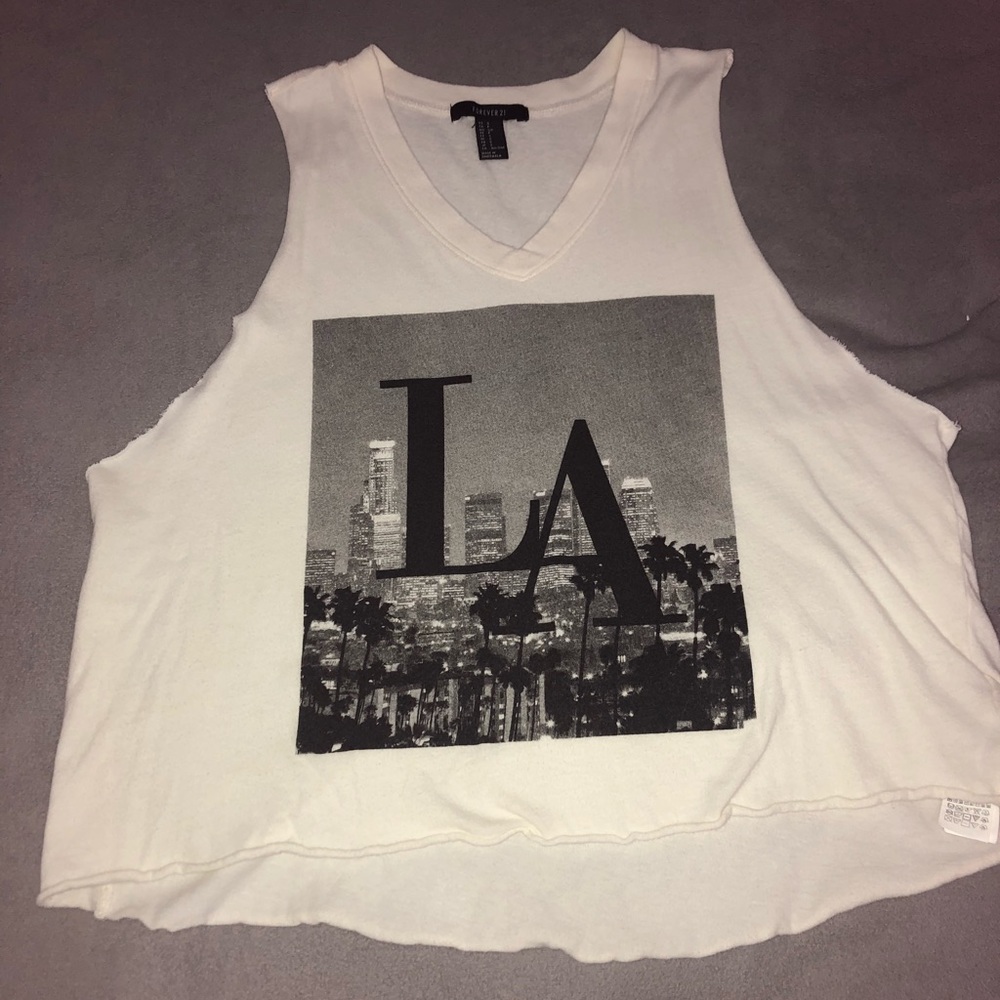 Forever 21 Small Graphic Tank Top